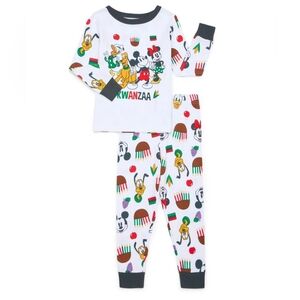 Kwanzaa Mickey and Friends Kids' Cotton Pajama Set